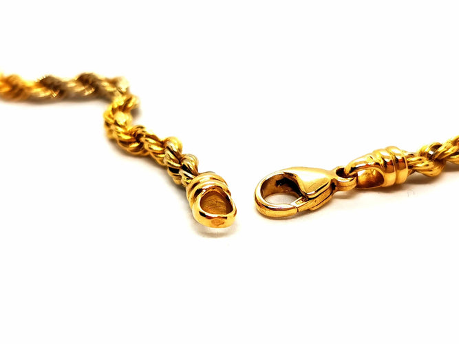 Collier Collier Maille torsadée Or jaune 58 Facettes 1644015CN