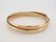 Bracelet bracelet 3 anneaux en or jaune blanc et rose 18k 23 cm trinity 58 Facettes 257839
