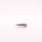 Bague Alliance Or blanc Diamants blancs et noirs 58 Facettes
