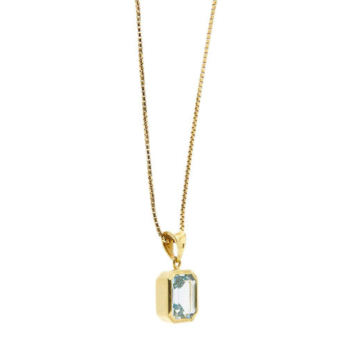 Collier Collier pendentif topaze 58 Facettes 17210