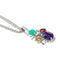 Collier Collier Chaumet "Attrape-moi... si tu m'aimes", or blanc, diamants, pierres de couleurs. 58 Facettes 30683