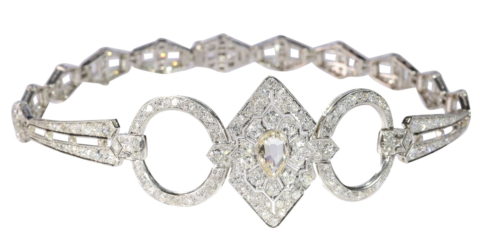 Collier Collier de chien diamants Art Déco 58 Facettes 23023-0064