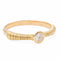 Bague 53 Bague Solitaire Or jaune Diamant 58 Facettes 2432031CN