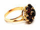 Bague 54 Bague Fleur Or jaune Grenat 58 Facettes 1628841CN