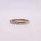 Bague Alliance or blanc, diamants 58 Facettes