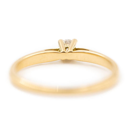 Bague 53 Bague Solitaire Or jaune Diamant 58 Facettes 2210091CN