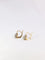 Boucles d'oreilles Dormeuses anciennes en or et diamants taille ancienne 58 Facettes J259