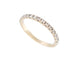 Bague 51 bague alliance pavage complet 30 diamants 0.87ct or jaune 18k 58 Facettes 255906