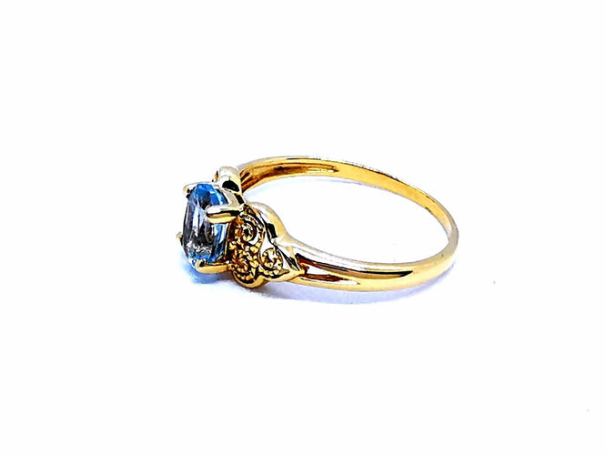 Bague 55 Bague Or jaune Topaze 58 Facettes 894405CD
