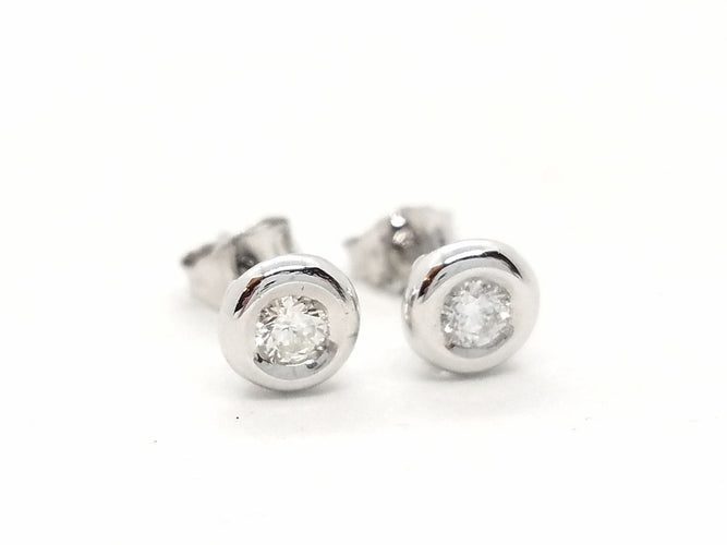 Boucles d'oreilles Boucles d'oreilles Or blanc Diamant 58 Facettes 579261RV