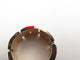 Bague 56 bague CARTIER panthere maillons t56 or jaune 18k & 35 diamants 0.7ct 58 Facettes 253475