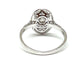 Bague Bague ancienne plateau ovale diamants 58 Facettes