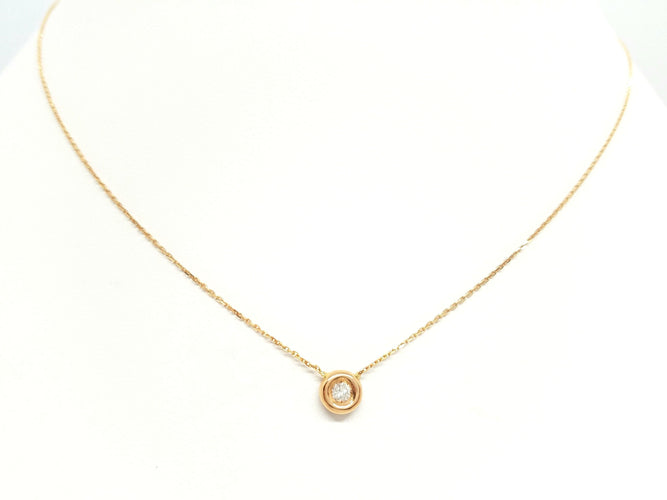 Collier Collier Or rose Diamant 58 Facettes 579110RV