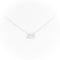 Collier Ginette NY Collier MiniPlate on Chain Or blanc 58 Facettes 1967470CN