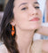 Boucles d'oreilles Boucles d'oreilles girandoles anciennes en or et goutte de corail 58 Facettes