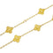 Collier Collier Van Cleef & Arpels, "Vintage Alhambra", or jaune. 58 Facettes 32865