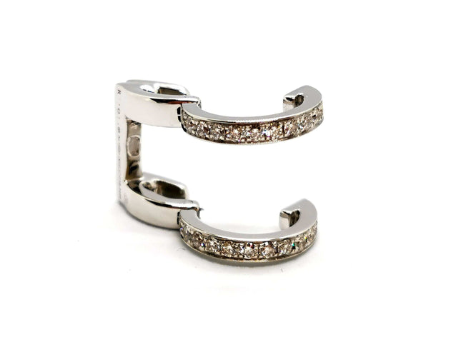 Boucles d'oreilles Repossi Boucles d'oreilles Berbère Or blanc Diamant 58 Facettes 1273399CN