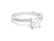 Bague 53 Bague Solitaire Or blanc Diamant 58 Facettes 578718RV