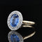 Bague 54 Bague ancienne saphir et diamants 58 Facettes 22-171