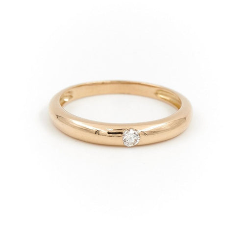 Bague 58.5 Bague Alliance Or jaune Diamant 58 Facettes 1806848CN