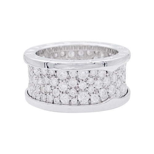 Bague 53 Bague Bulgari, "B.Zero1", or blanc et diamants. 58 Facettes 33171