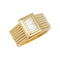 Bague 52 Poiray, "Bague Bracelet", or jaune, diamant. 58 Facettes 31417