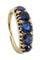Bague BAGUE ANCIENNE JARRETIÈRE SAPHIRS 58 Facettes 055321
