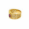 Bague Bague Art Nouveau Diamants Rubis 58 Facettes