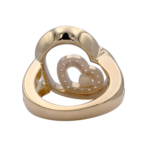 Bague 52 Bague Chopard, "Happy Spirit", or jaune, diamants. 58 Facettes 32840