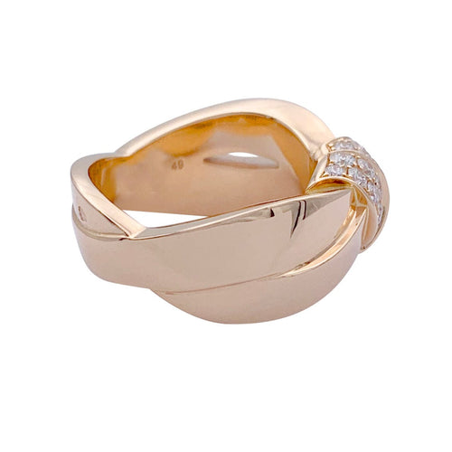 Bague 49 Bague Chaumet, "Liens Séduction", or rose et diamants. 58 Facettes 32253