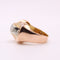 Bague Bague Tank or jaune Trilogie de diamants 58 Facettes