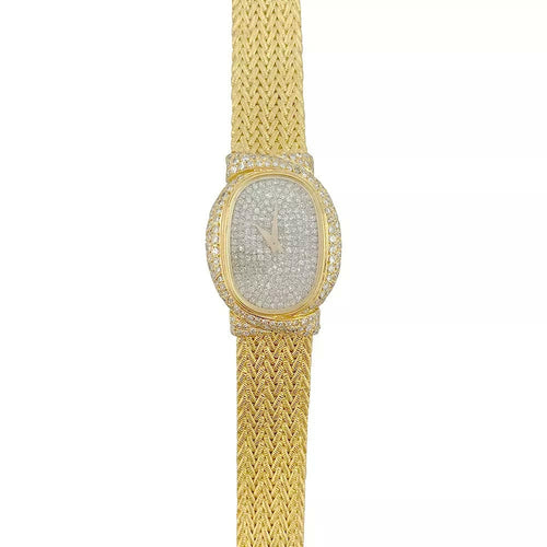 Montre Montre Vacheron Constantin or jaune, diamants. 58 Facettes 31367