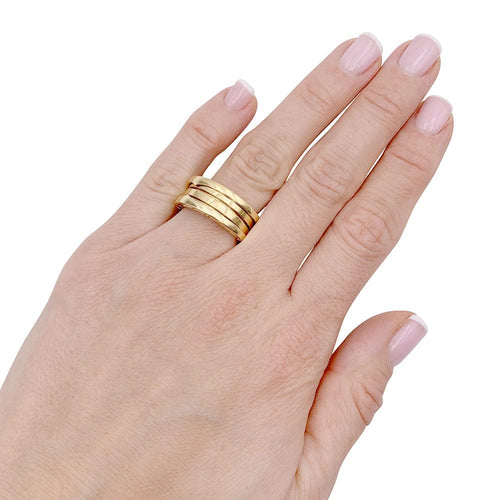 Bague 55 Bague Bulgari, "B.Zero1", or jaune 58 Facettes 33227