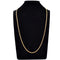 Collier Chaine or rose maille jaseron double 58 Facettes 19-512