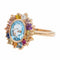 Bague 54 Bague Marguerite Or rose Topaze 58 Facettes 2485289CN