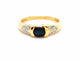 Bague 53 Bague Or jaune Saphir 58 Facettes 06508CD