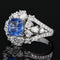 Bague 53 Bague saphir et diamants dôme 58 Facettes 22-234