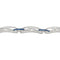 Bracelet Bracelet Art Déco en platine, diamants et saphirs. 58 Facettes 31165