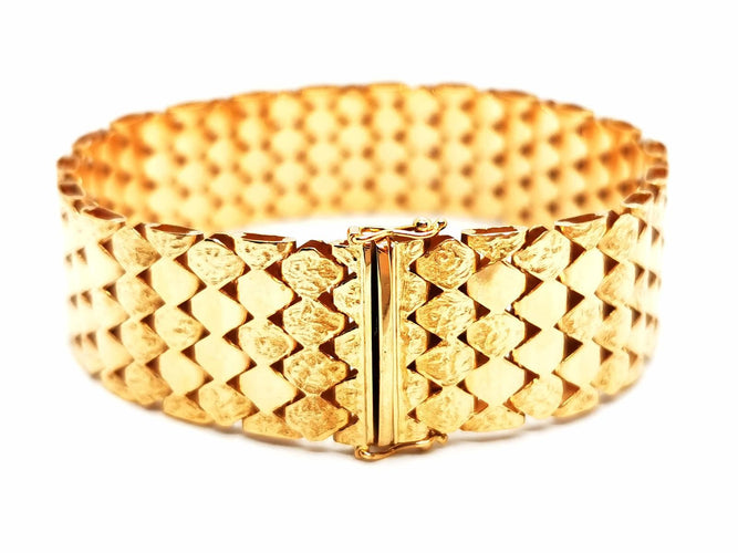 Bracelet Bracelet Manchette Or jaune 58 Facettes 1637062CN