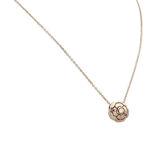 Collier Collier Chanel, "Extrait de Camélia", or rose, diamant. 58 Facettes 32947