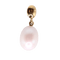 Pendentif Pendentif or jaune et Perle de culture ovale 58 Facettes