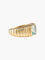 Bague Or Jaune / Aigue-marine / 49 BAGUE OR & AIGUE-MARINE 58 Facettes BO/220011 STA