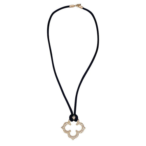 Collier Collier Cartier, "Trèfle Gothique", or jaune et diamants. 58 Facettes 33408