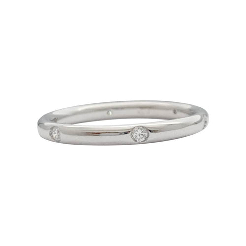 Bague 55 Bague Pomellato modèle "Lucciole" en or blanc, diamants. 58 Facettes 31157