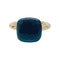 Bague 55 Bague Pomellato, "Nudo Maxi", or rose, or blanc, topaze blue london. 58 Facettes 31117