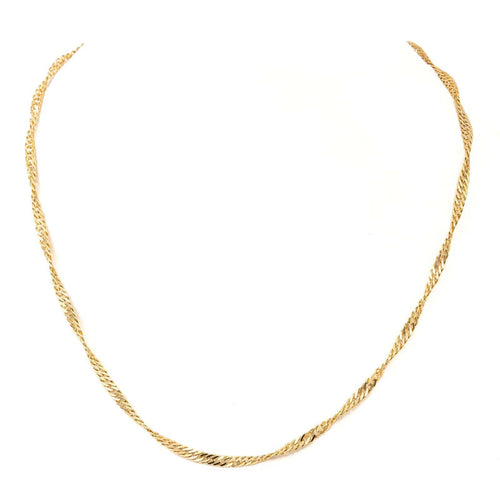 Collier Collier Maille torsadée Or jaune 58 Facettes 1660462CN