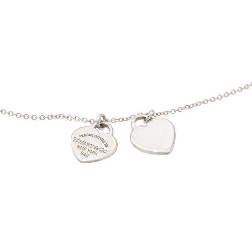 Pendentif Tiffany & Co Collier Coeur Retur to Tiffany Argent 58 Facettes 2340389CN