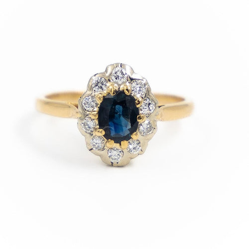 Bague 53 Bague Pompadour Or jaune Saphir 58 Facettes 1512558CN