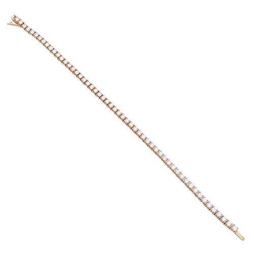 Bracelet Bracelet Cartier, "Lignes Essentielles", or rose, diamants. 58 Facettes 32777