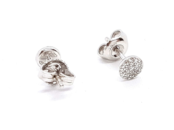 Boucles d'oreilles Boucles d'oreilles Or blanc Diamant 58 Facettes 578660RV